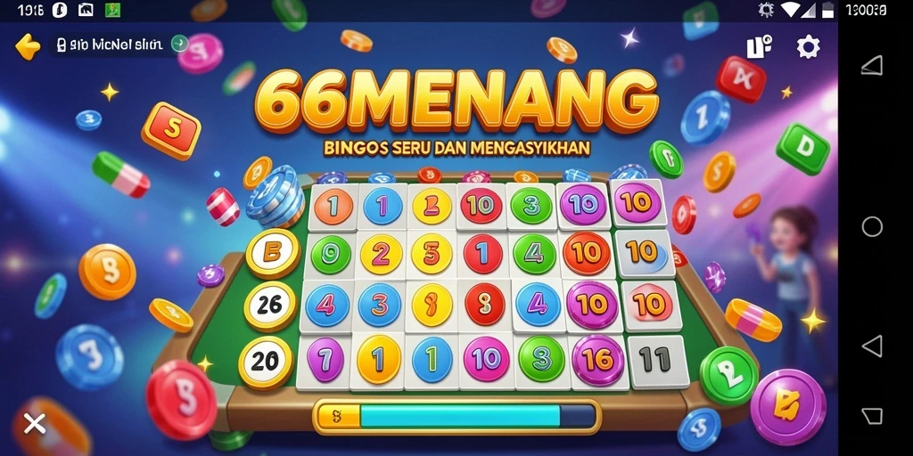Tampilan gameplay Bingo yang seru dan menarik di 66MENANG.