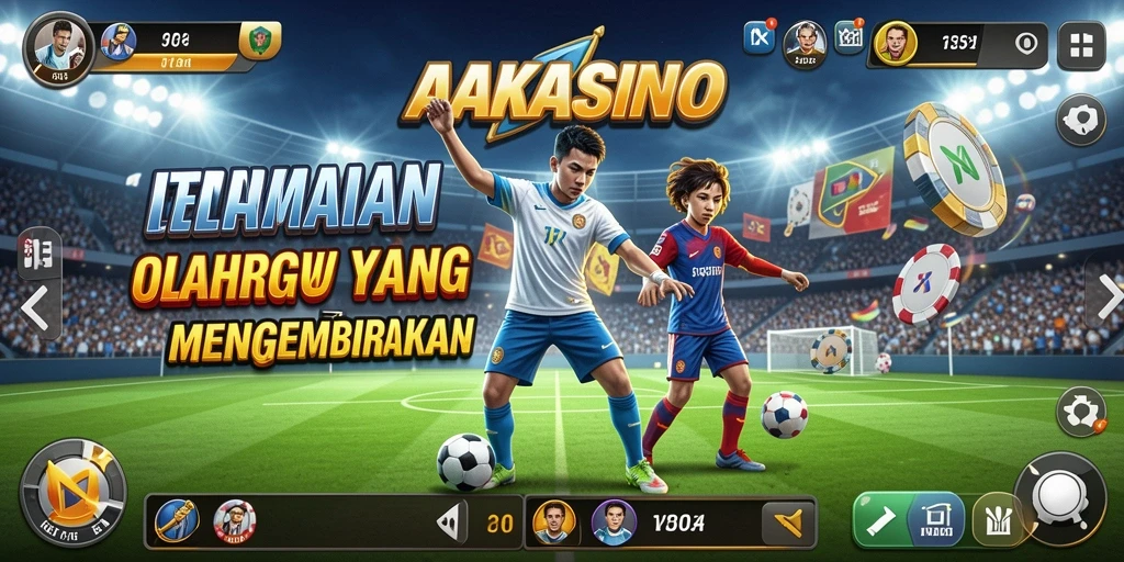 Tampilan gameplay seru dari AAKASINO yang menampilkan momen-momen kompetitif.