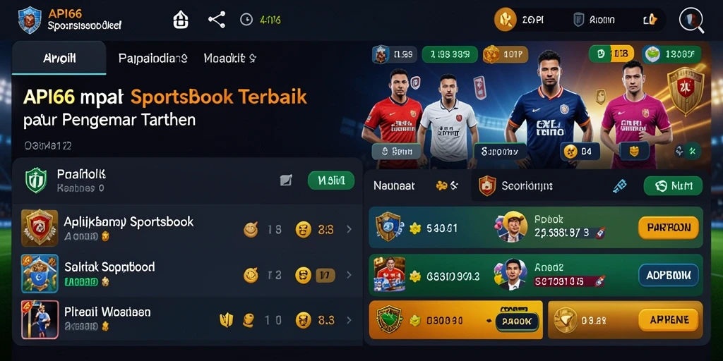 Screenshot utama API66 menampilkan sistem taruhan yang sederhana namun menarik.