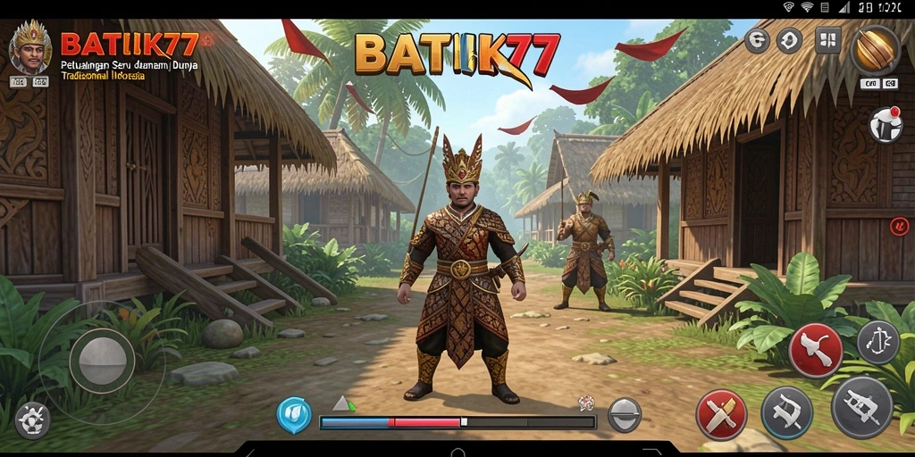 Tampilan menawan dari gameplay BATIK77 yang menampilkan petualangan budaya.