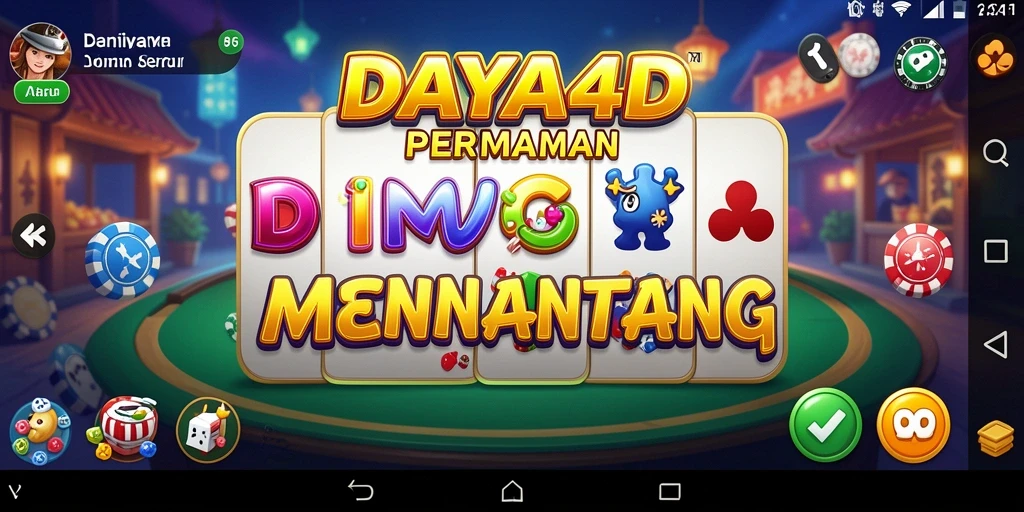 Screenshot gameplay Domino yang menarik di DAYA4D.