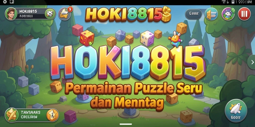 Tangkapan layar gameplay HOKI8815 menampilkan level puzzle yang menantang.