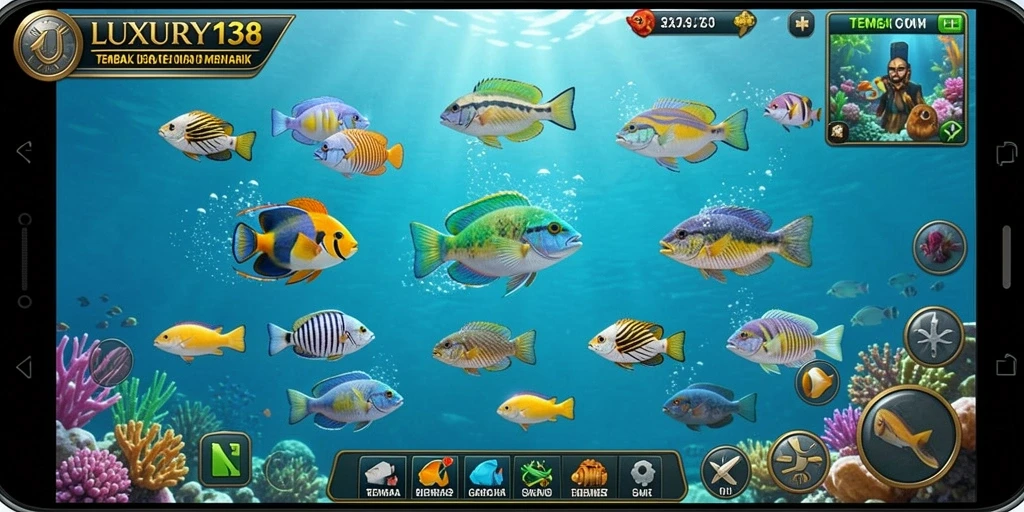 Tampilan gameplay LUXURY138 yang seru dan interaktif.