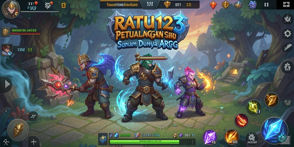 Gameplay menakjubkan dari RATU123 dalam dunia ARPG.