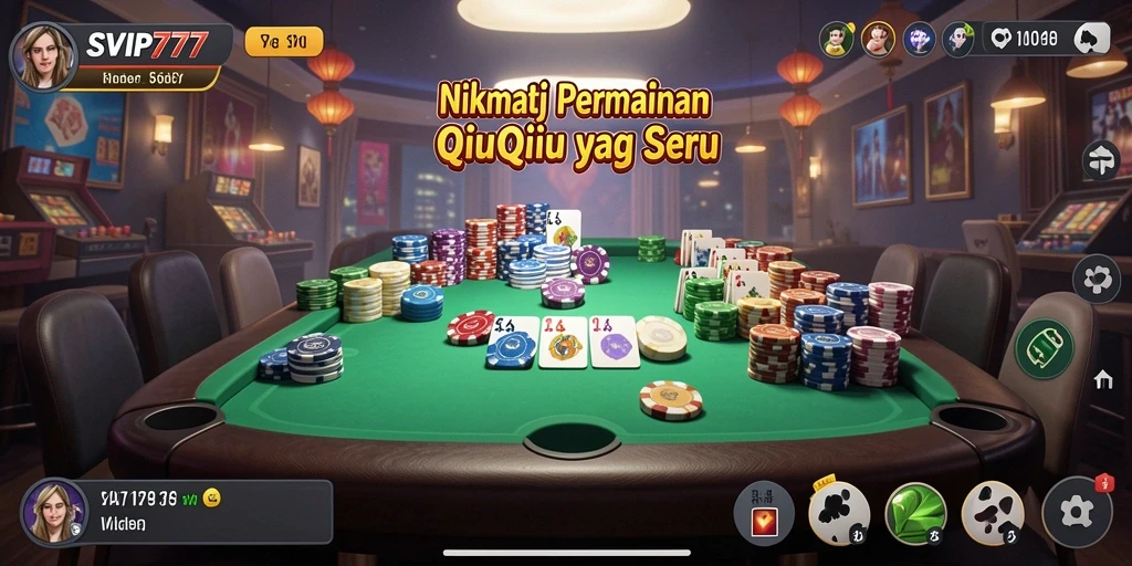 Screenshot gameplay QiuQiu yang mendebarkan dan penuh aksi.