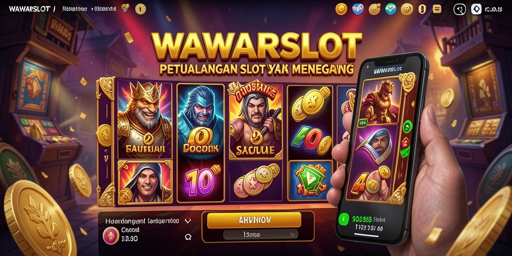 Screenshot gameplay yang menunjukkan aksi petualangan seru di WAWARSLOT.